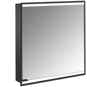 Emco, Armoire de toilette, prime 2 Facelift armoire de toilette lumineuse, 600 mm, 1 porte, charnières à droite, modèle (60.40 x 15.20 x 72.70 cm) pas cher