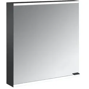Emco, Armoire de toilette, prime 2 Facelift Armoire à glace éclairée, 600 mm, 1 porte, charnières à gauche, avec paro (58.30 x 15.20 x 70 cm) pas cher