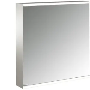 Emco, Armoire de toilette, prime 2 Facelift Armoire à glace éclairée, 600mm, 1 porte, charnières à droite, avec paroi (60 x 15.20 x 70 cm) pas cher