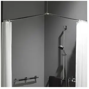 Emco, Tringle à rideau de douche, Ensemble de rideaux de douche SYSTEM... pas cher