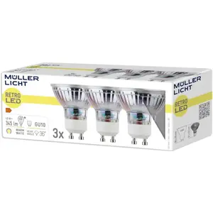 MÜLLER-LICHT Lampe LED réflecteur, GU10, EEK : G, 4,5W, 345lm, 2700K, ... pas cher