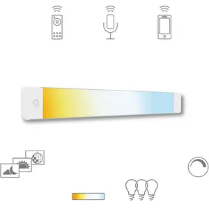 Lampe LED pour montage sous bandeau - Müller-Licht - 404032 - Puissance: 10 W - Blanc chaud pas cher