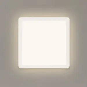 Müller Licht, Applique + plafonnier, Applique murale et plafonnier à LED Jali Panel Square 20900294 pas cher