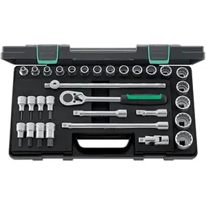 Stahlwille Coffret clé + douilles 31 pièces Stahlwille 96031439 métriq...