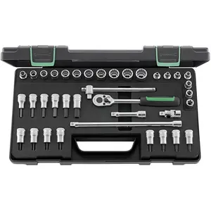Coffret clÃ© + douilles 37 piÃ¨ces Stahlwille 96022119 3/8"""" (10 mm)