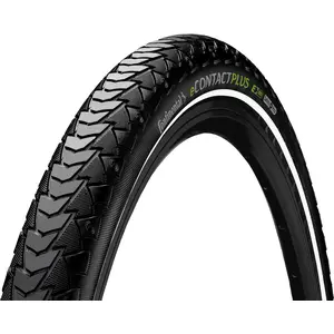 Continental - Continental 62-622 eContact Plus (28 x 2,50 pouces) bande métallique réflexe noire - 1 pièce pas cher