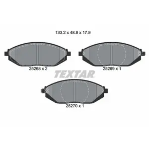 Remblokkenset schijfrem 2526801 Textar pas cher