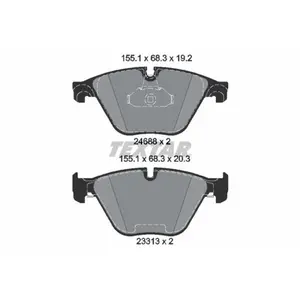 Remblokkenset schijfrem 2468801 Textar pas cher