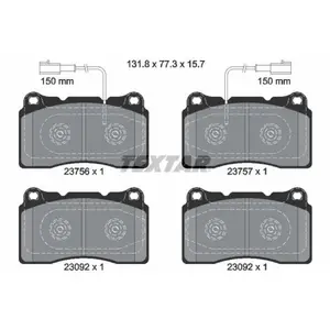 Remblokkenset schijfrem 2375601 Textar pas cher