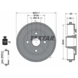 Remtrommel 94033200 Textar