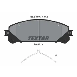 Remblokkenset schijfrem 2445201 Textar pas cher