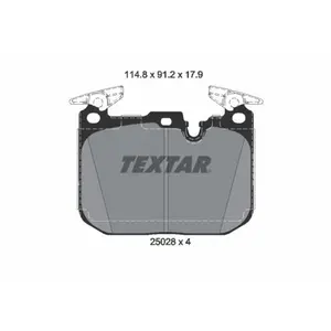 Remblokkenset schijfrem 2502805 Textar
