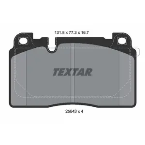 Remblokkenset schijfrem 2564305 Textar pas cher