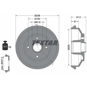 TMD Friction Services Remtrommel pas cher