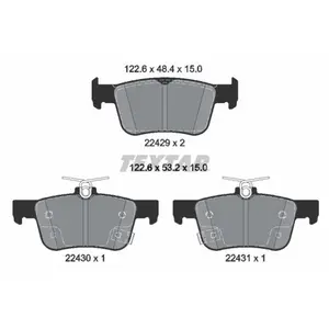 Remblokkenset schijfrem 2242901 Textar pas cher