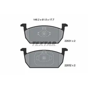 Remblokkenset schijfrem 2263101 Textar pas cher