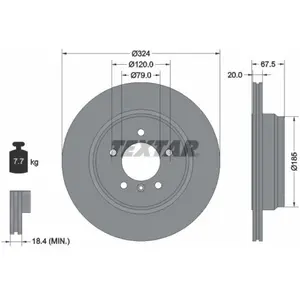 Remschijf 92123103 Textar