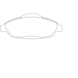 Remblokken set 2466001 Textar pas cher