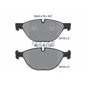 Remblokkenset schijfrem 2417201 Textar pas cher