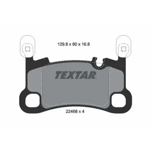 Remblokkenset schijfrem 2246801 Textar pas cher