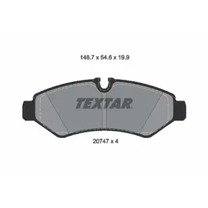 Remblokkenset schijfrem 2074701 Textar pas cher