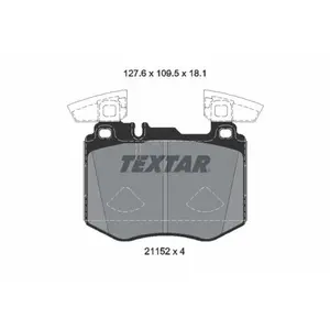 Remblokkenset schijfrem 2115201 Textar pas cher