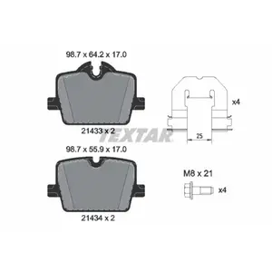 Comparateur de prix : Remblokkenset schijfrem 2143301 Textar