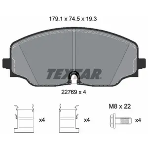 Textar Remblokkenset schijfrem pas cher