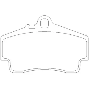 Remblokken set 2179203 Textar pas cher