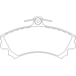 Remblokken set 2192001 Textar pas cher