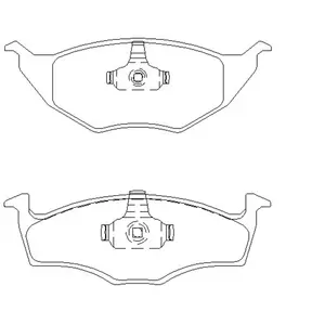 Remblokken set 2339402 Textar pas cher