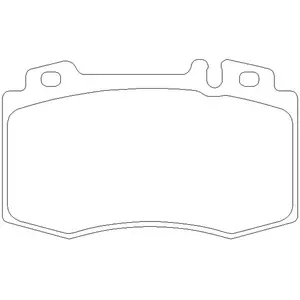 Remblokken set 2327102 Textar pas cher