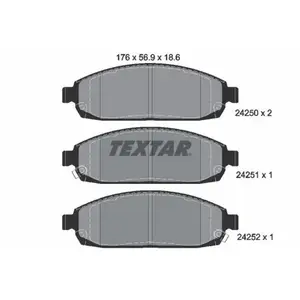 Remblokkenset schijfrem 2425001 Textar pas cher