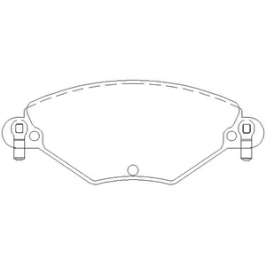 Remblokken set 2327701 Textar pas cher