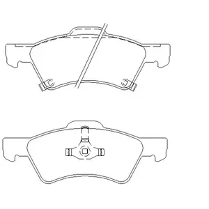 Remblokken set 2364001 Textar pas cher