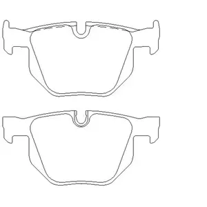 Remblokken set 2373201 Textar pas cher