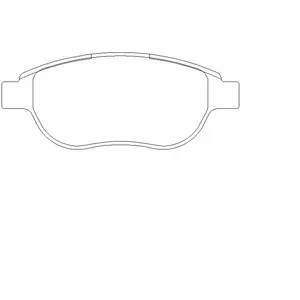Remblokken set 2360001 Textar pas cher