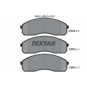 Remblokkenset schijfrem 2364901 Textar pas cher