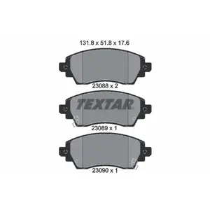 Remblokkenset schijfrem 2308801 Textar pas cher