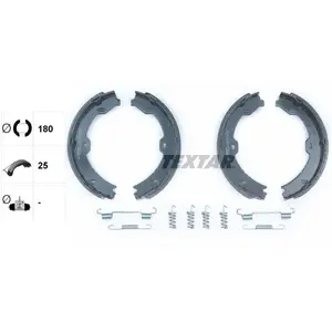 Remschoenset parkeerrem 91058800 Textar