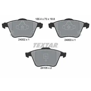 Comparateur de prix : Remblokkenset schijfrem 2400201 Textar