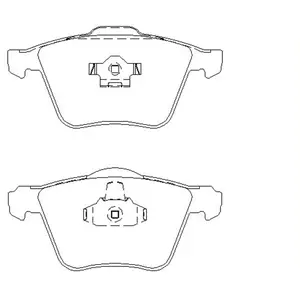 Remblokken set 2414101 Textar pas cher