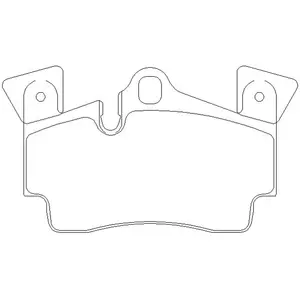 Remblokken set 2401001 Textar pas cher