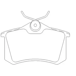 Remblokken set 2355401 Textar pas cher