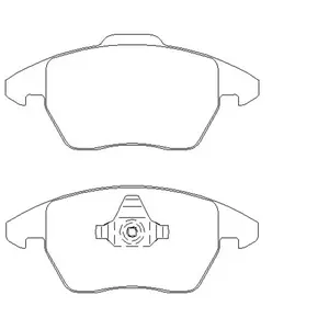 Remblokken set 2358901 Textar pas cher