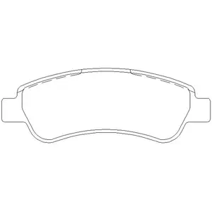 Remblokken set 2446501 Textar pas cher