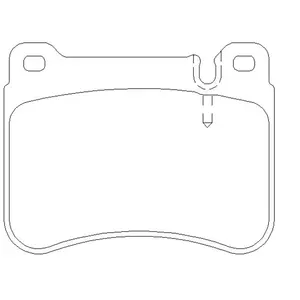 Remblokken set 2394501 Textar pas cher