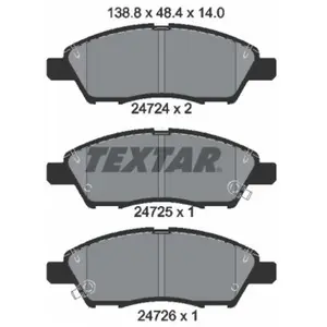 Remblokken set 2472401 Textar pas cher