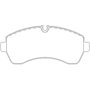 Remblokken set 2920002 Textar pas cher