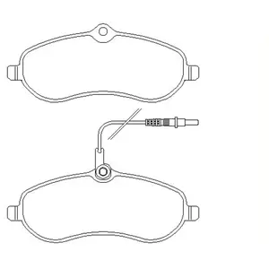 Remblokken set 2459501 Textar pas cher